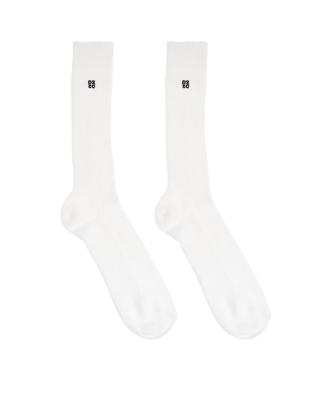 DSquared² White Logo Socks for men