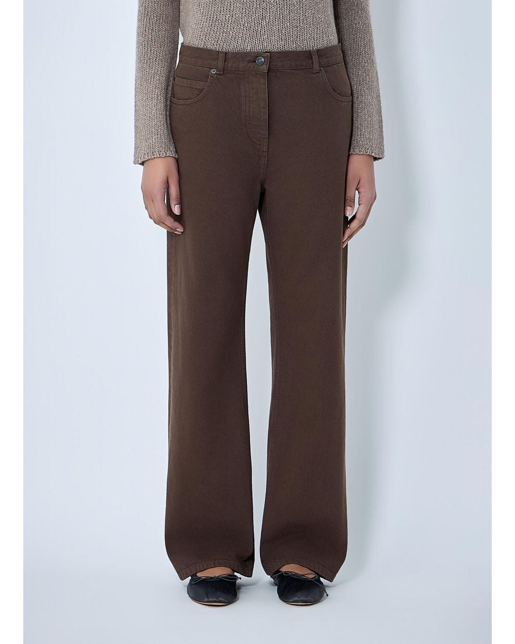 The Row Brown Finbar Jeans