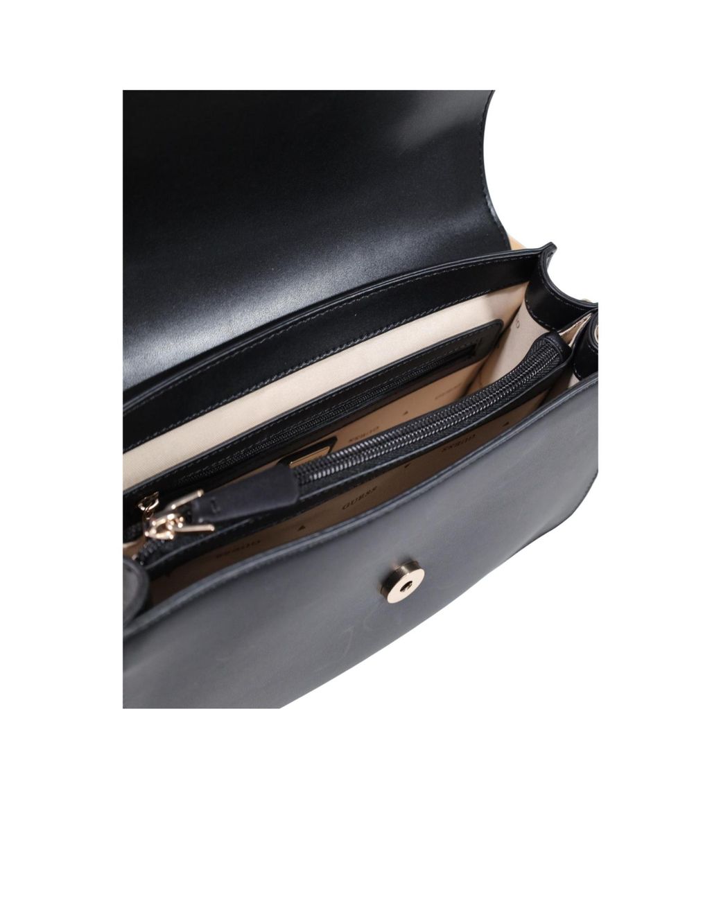 Guess Black Amorette Grained Shoulder Bag