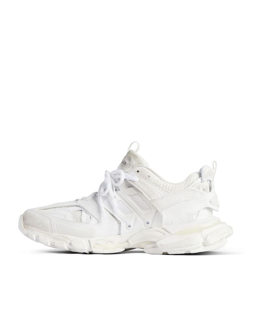 Balenciaga White Track Signature Sneaker