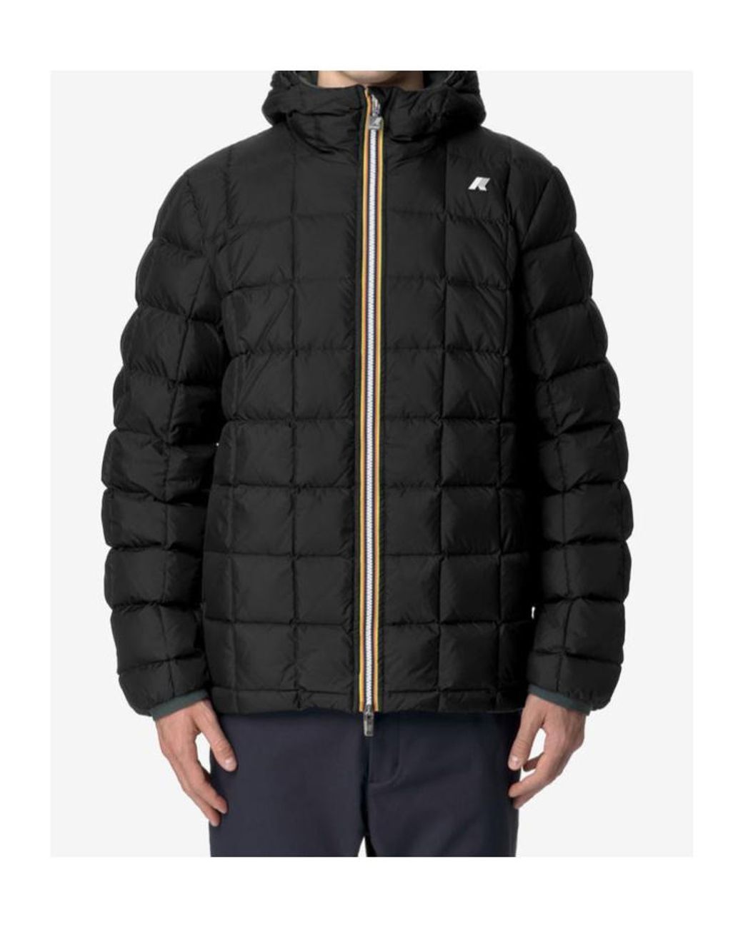 K-Way Green Jack St Thermo Reversible Hooded Down Jacket for men