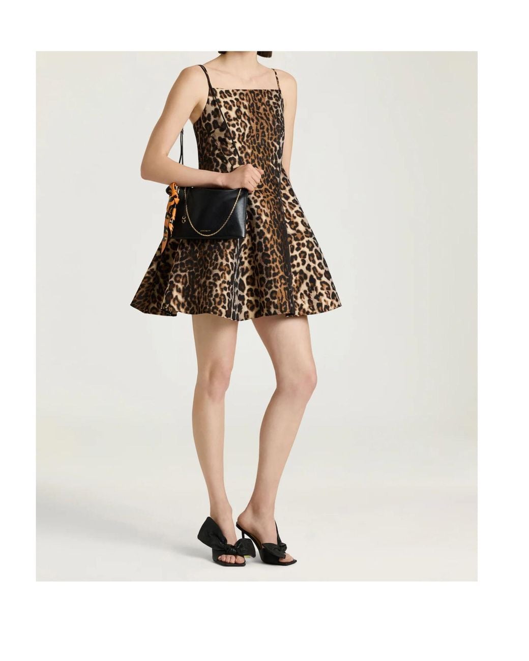 Givenchy Brown Sliced Mini Dress