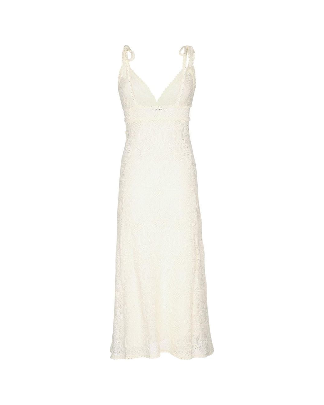 Dior White Iviera Long Flared Dress