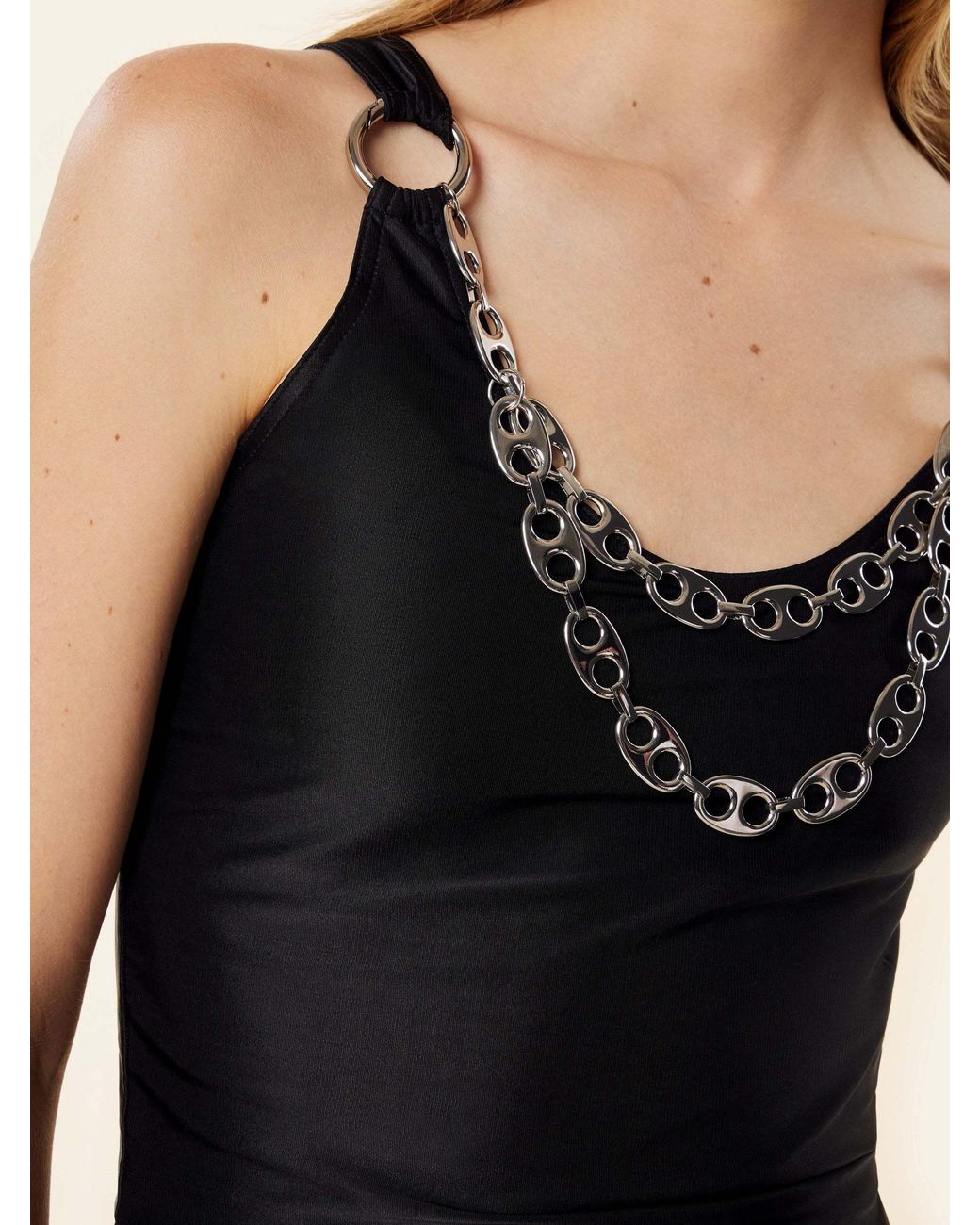 Rabanne Black Chain Dress