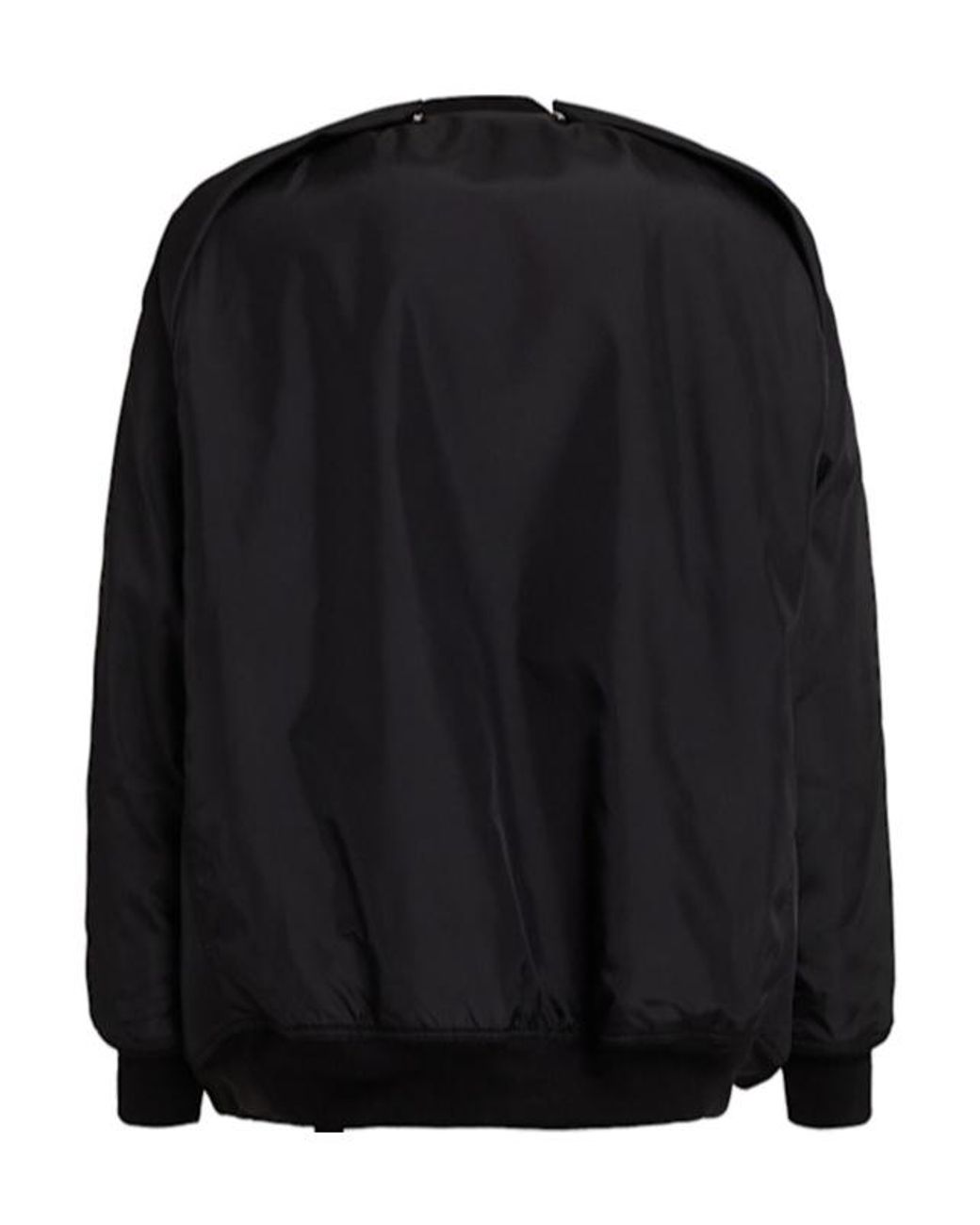 Rick Owens Black Jumbo Peter Convertible Bomber Jacket for men