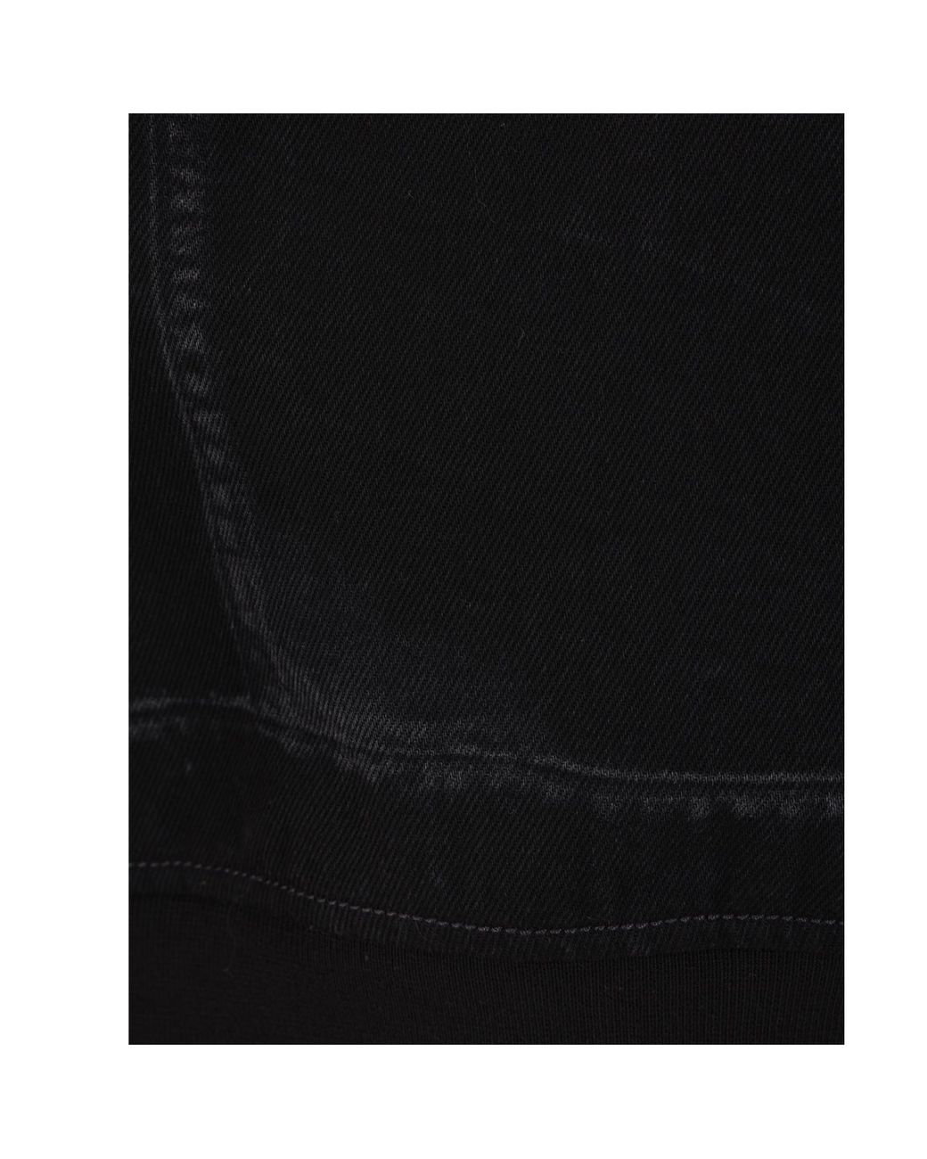 McQueen Blue Denim Bomber Jacket for men
