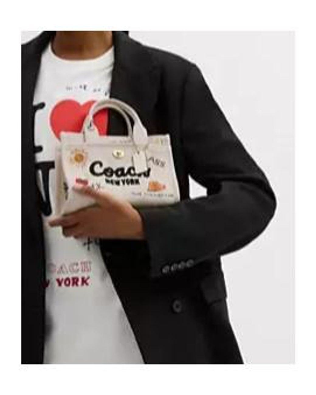 COACH Cargo Tote Bag 20 With Sketch Print in Natural | Lyst