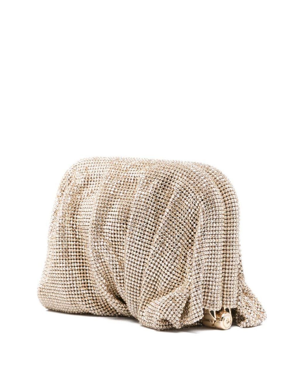 Benedetta Bruzziches Natural Magnetic-Clasp Clutch