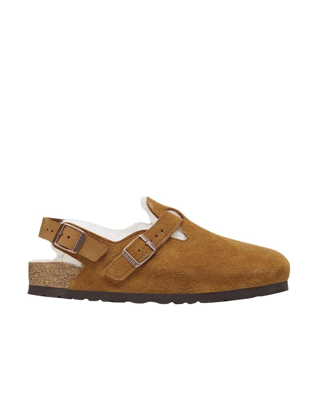 Birkenstock Brown Tokyo Buckle Detailed Slippers for men