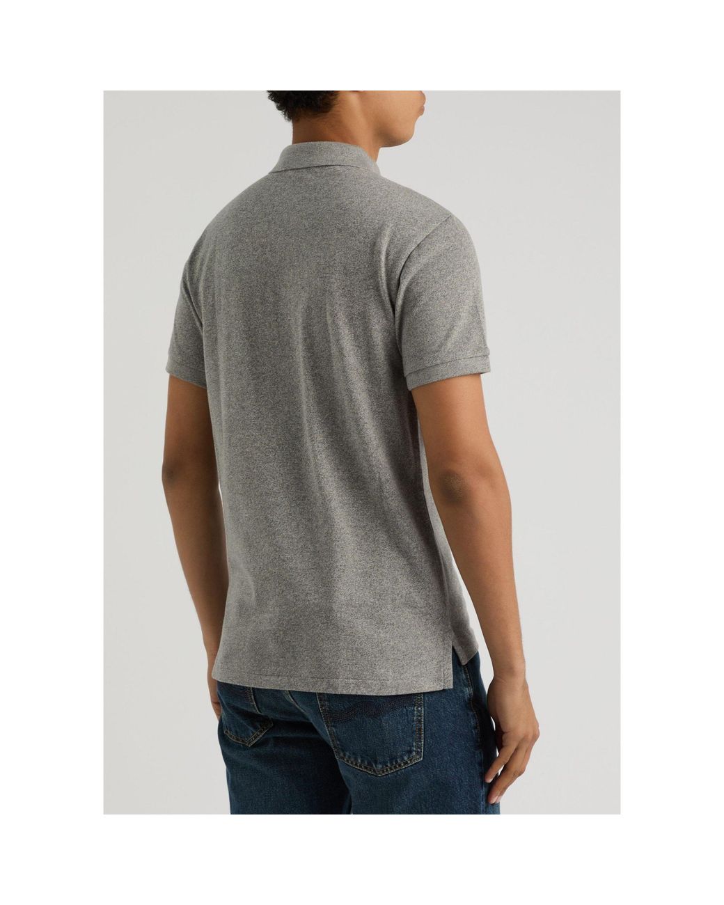 Polo Ralph Lauren Gray Short-Sleeved Polo Shirt for men