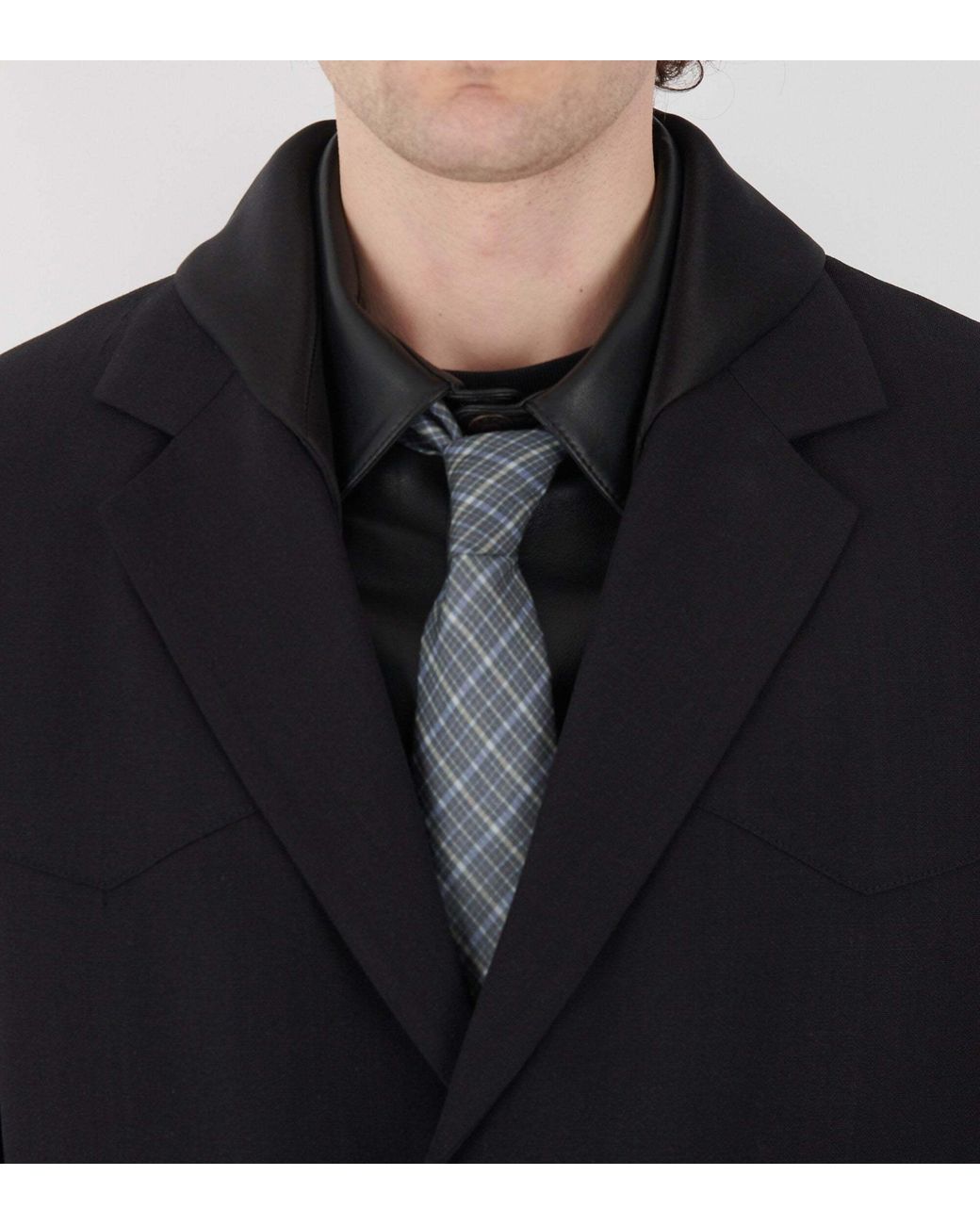 Jil Sander Black Button Blazer for men
