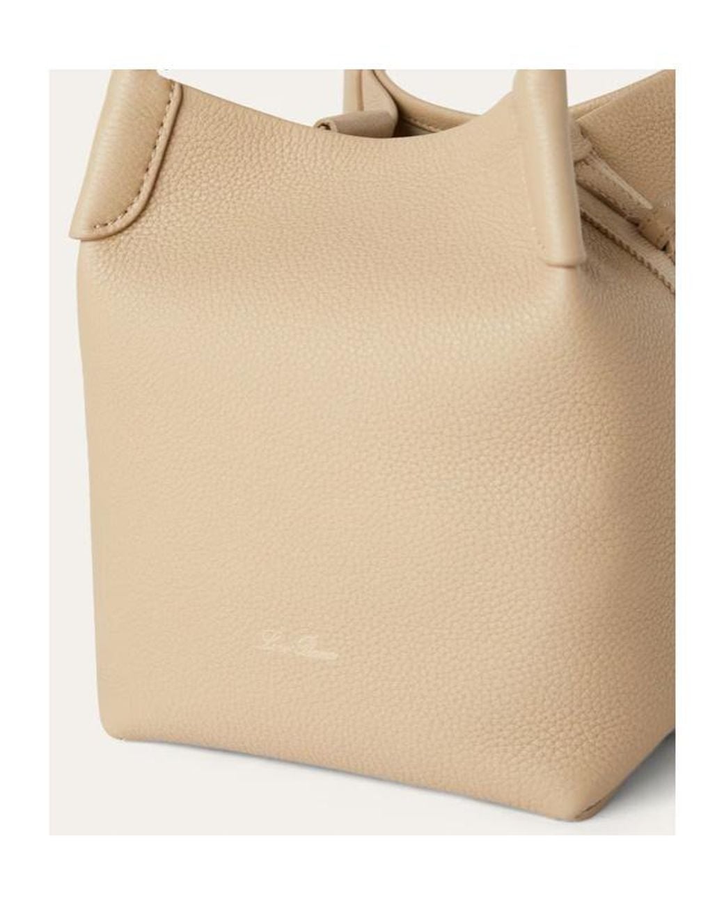 Loro Piana Natural Bale Small Tote Bag