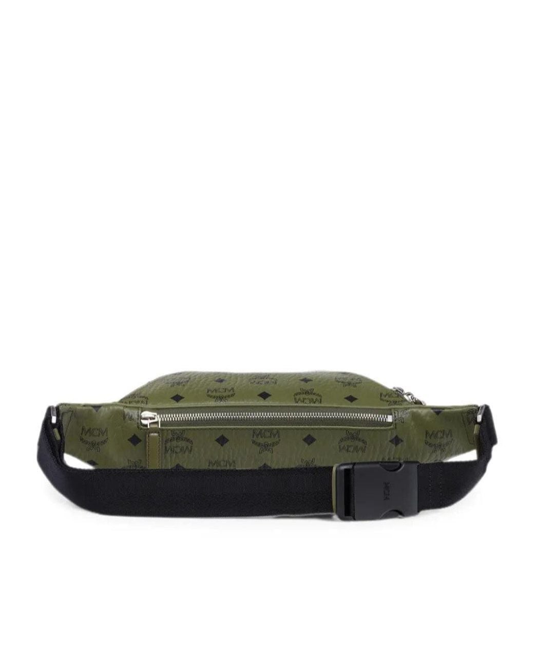 MCM Green Fursten Vi Belt Medium Bags for men