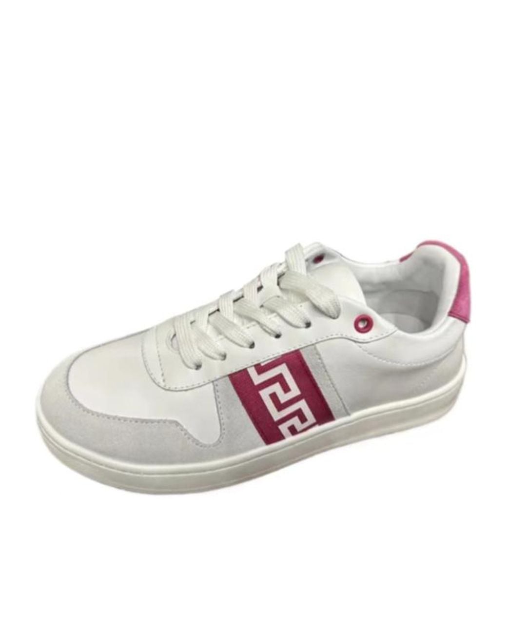 Versace Multicolor Round Head Lacing Low-Cut Casual Shoes