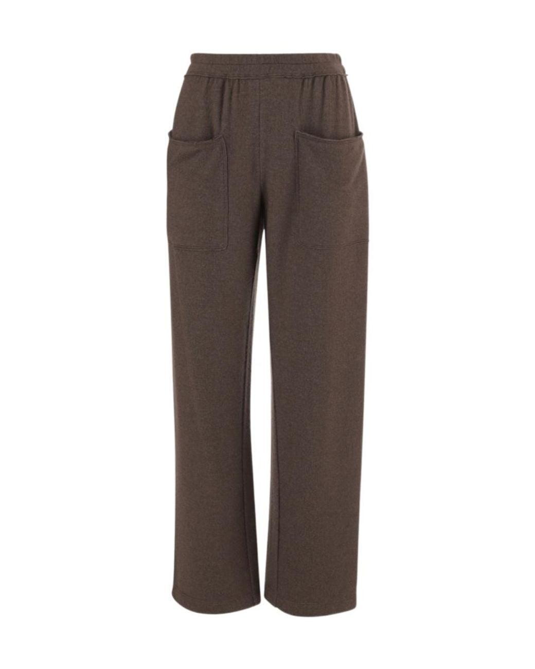 Giorgio Armani Brown Patch Pocket Wide-Leg Pants