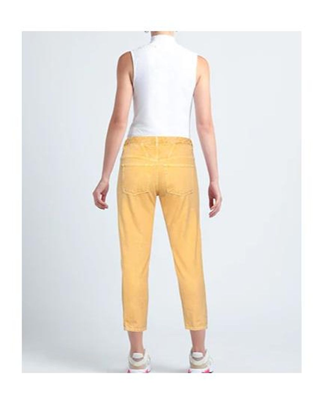 Isabel Marant Yellow Skinny Jeans Denim