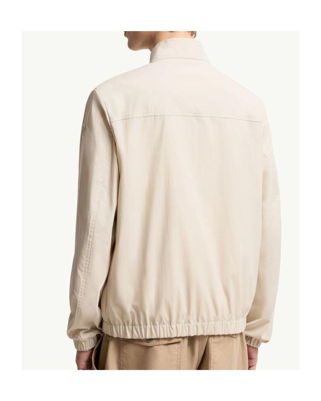 Moncler Natural Typeray Zip-Up Jacket for men