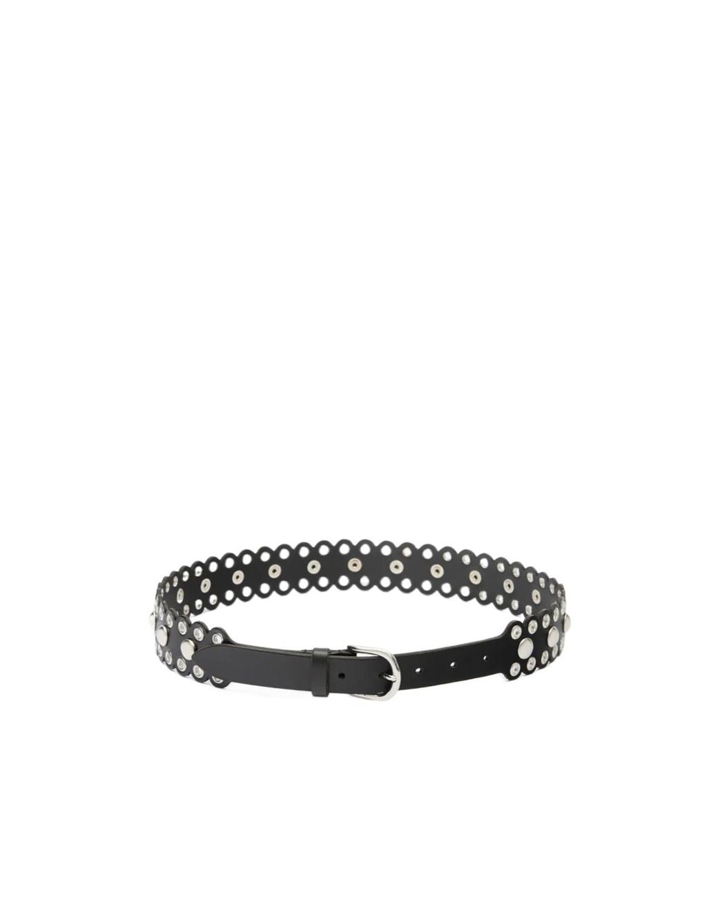 Isabel Marant White Studded Belt