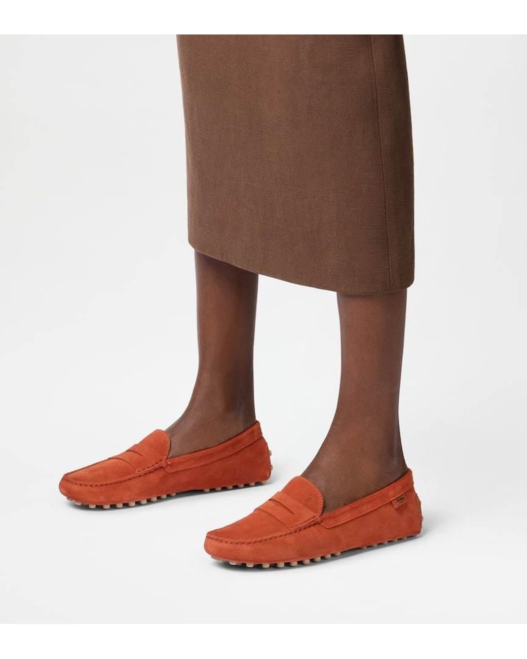 Tod's Brown Gommino Driving Loafers