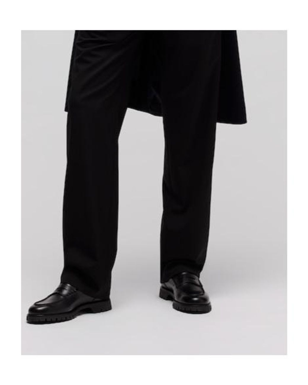 Gucci Black Loafer With Lug Sole for men