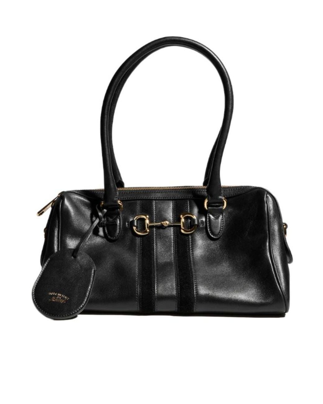 Gucci Black Borsetto Medium Boston Bag