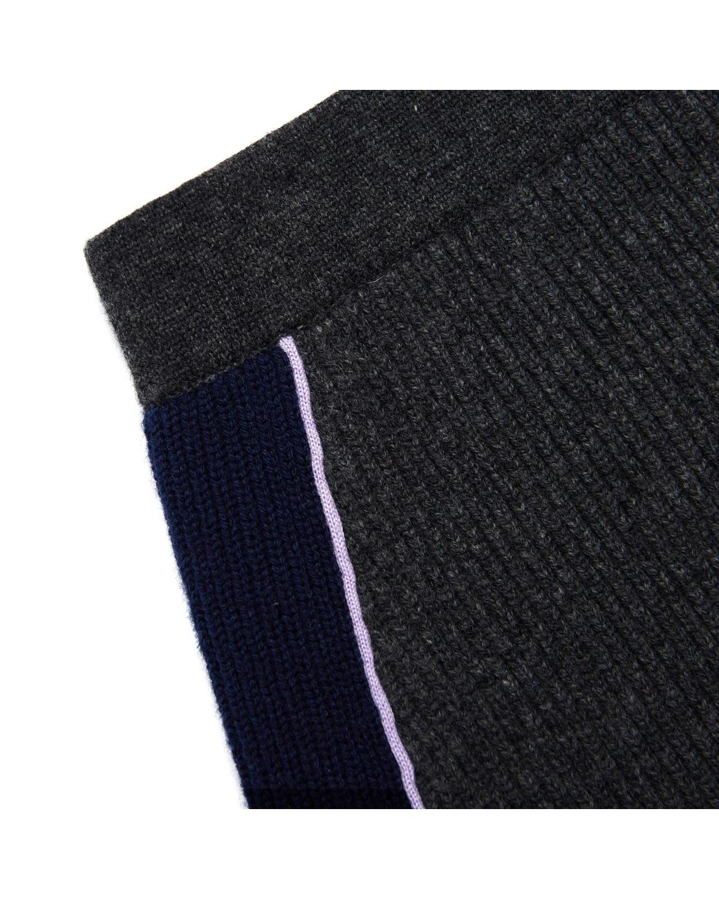 Self-Portrait Black Ribbed Knit Mini Skirt
