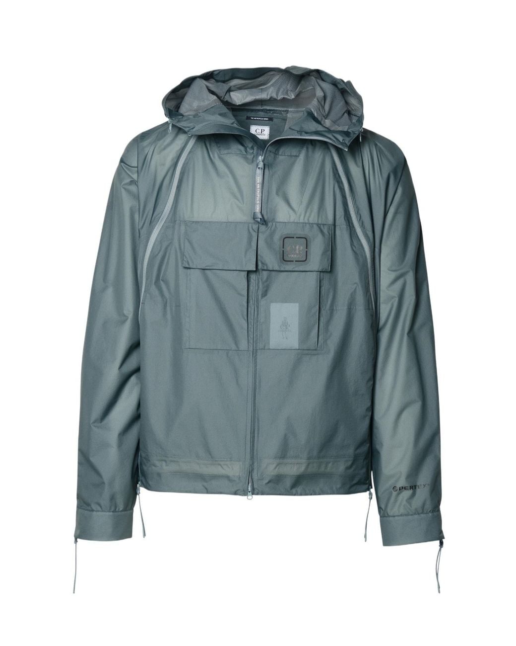C P Company Blue 'pertex' Nylon Jacket for men