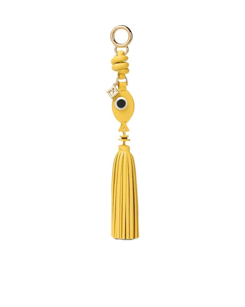 Fendi Metallic Fish Charm