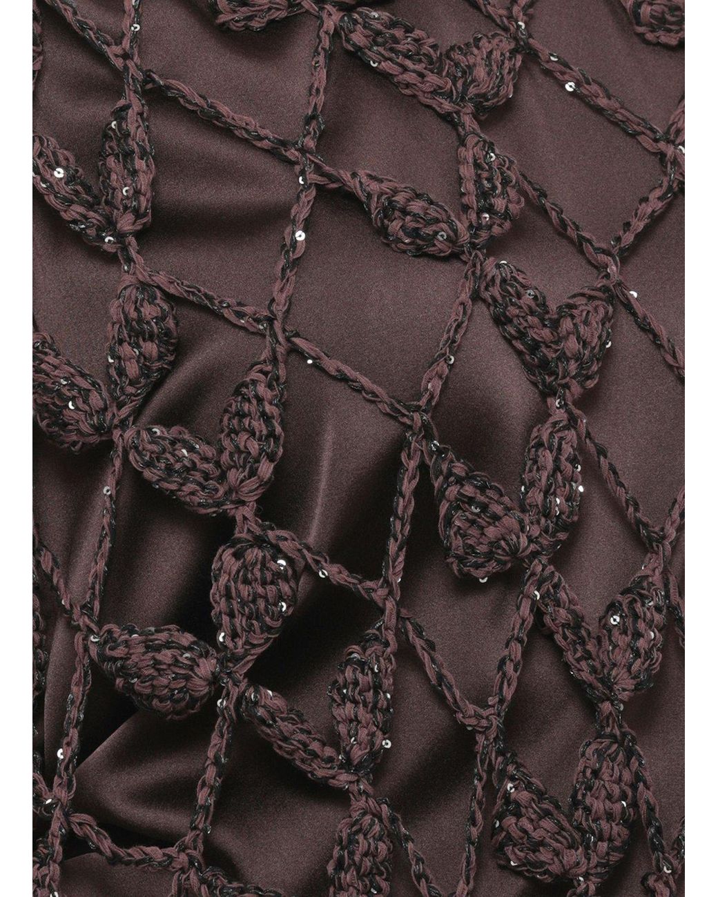 Antonelli Black Saponaria Open-Knit Knitted Top