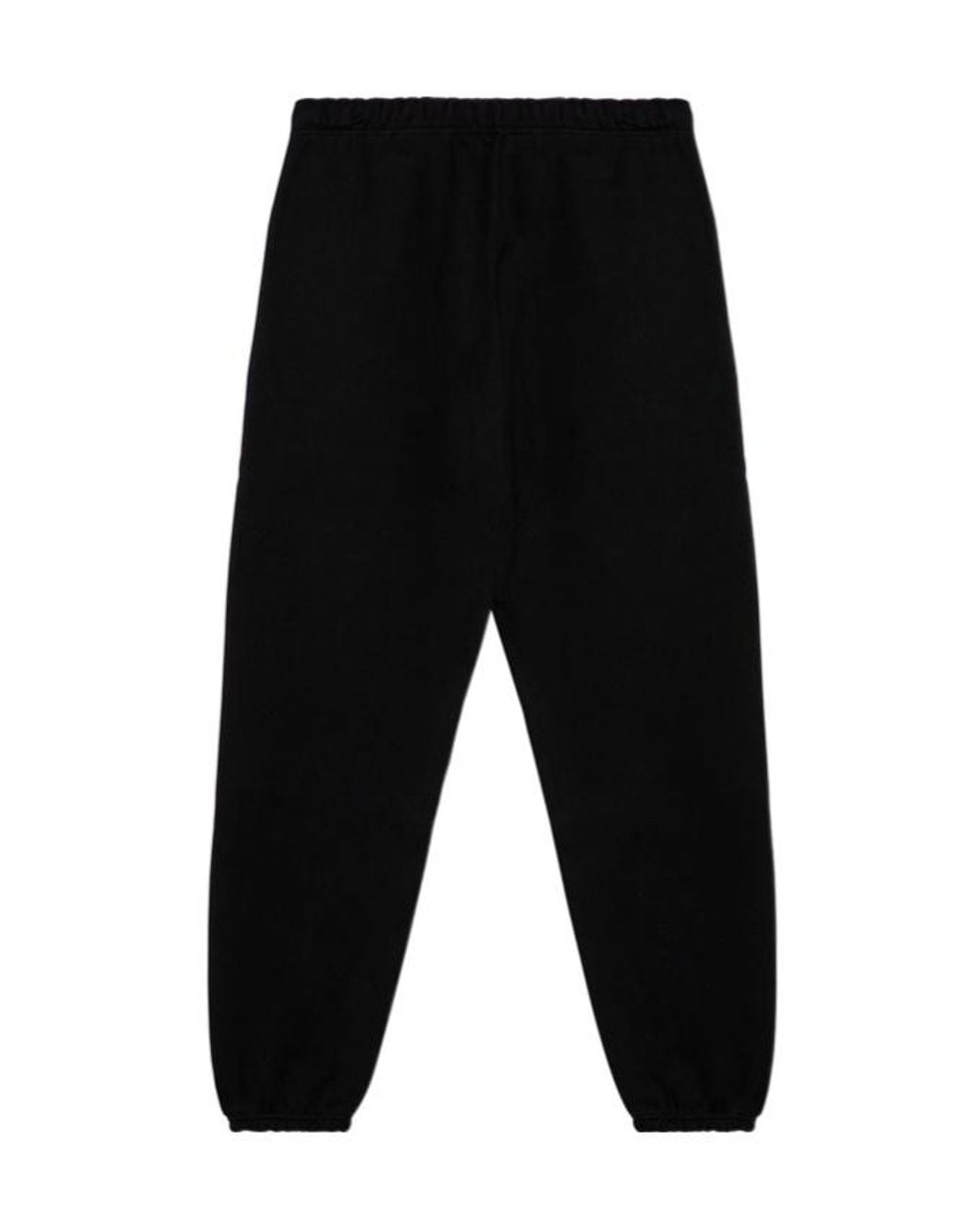 Fear Of God Black Logo Printed Drawstring Track Pants for men
