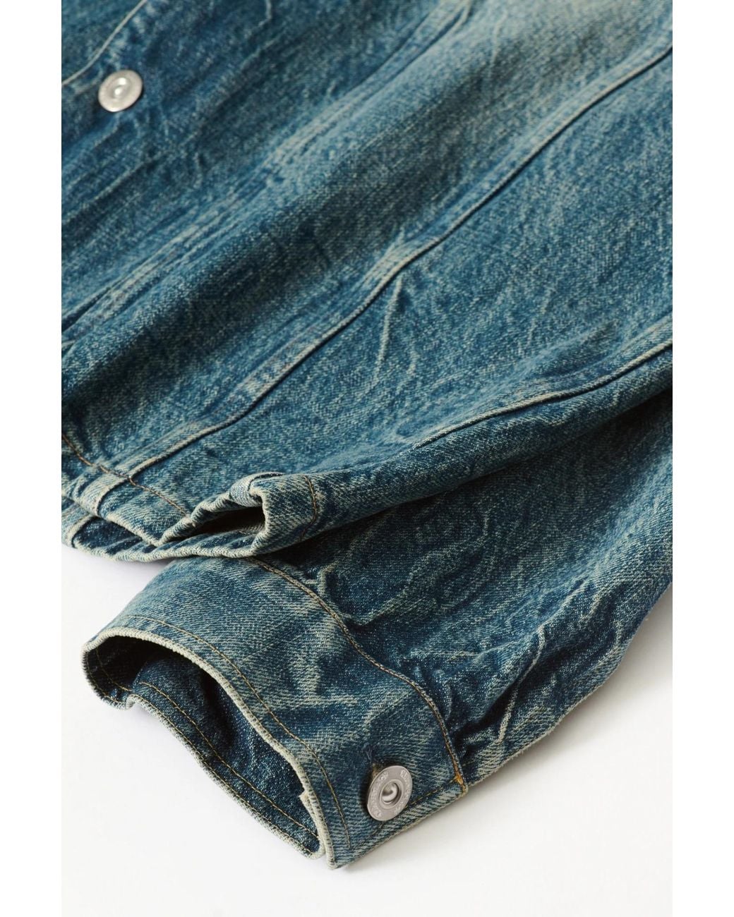 Our Legacy Blue Shackle Denim Jacket for men