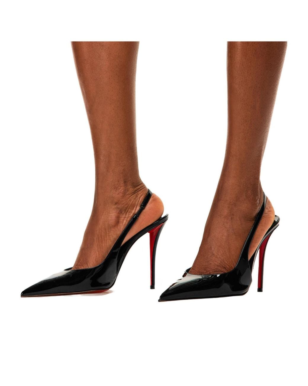 Christian Louboutin Black Chr Miss Z Slingbacks