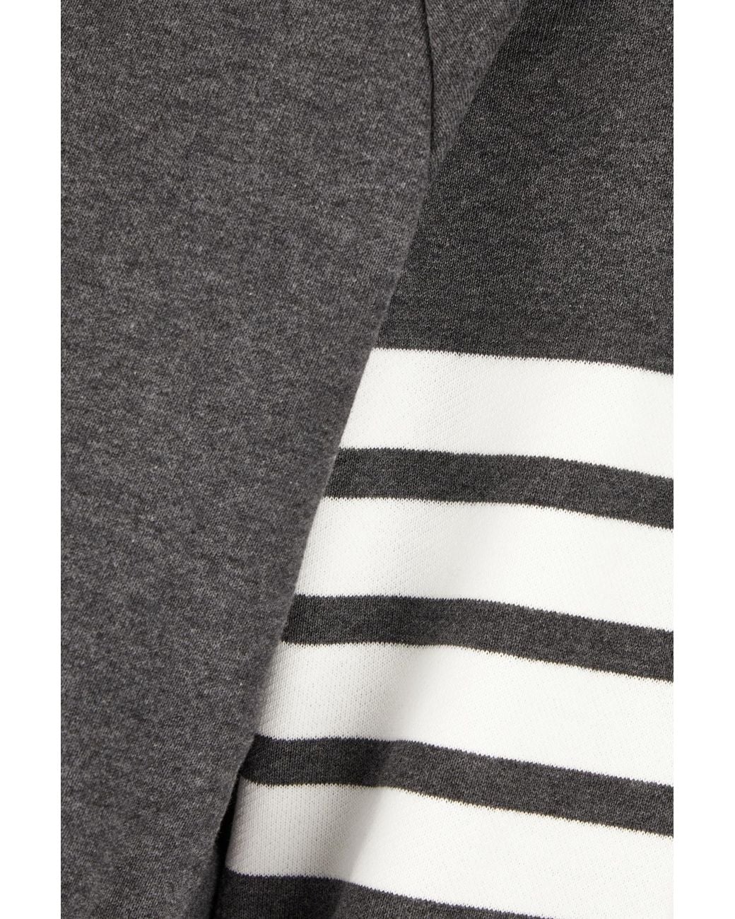 Thom Browne Gray 4-Bar Striped Zipped Jacket for men