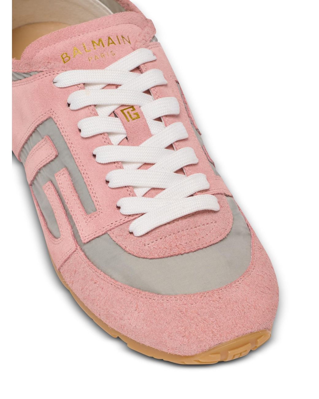 Balmain Pink Racer 45 Trainers