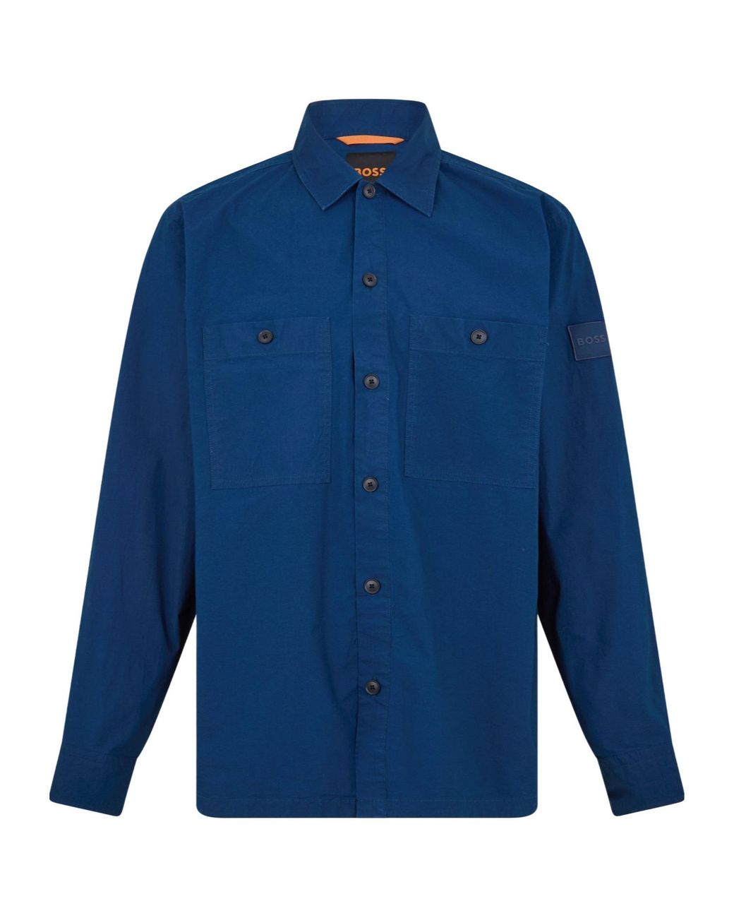 Boss Blue Shirt-Style Casual Jacket for men