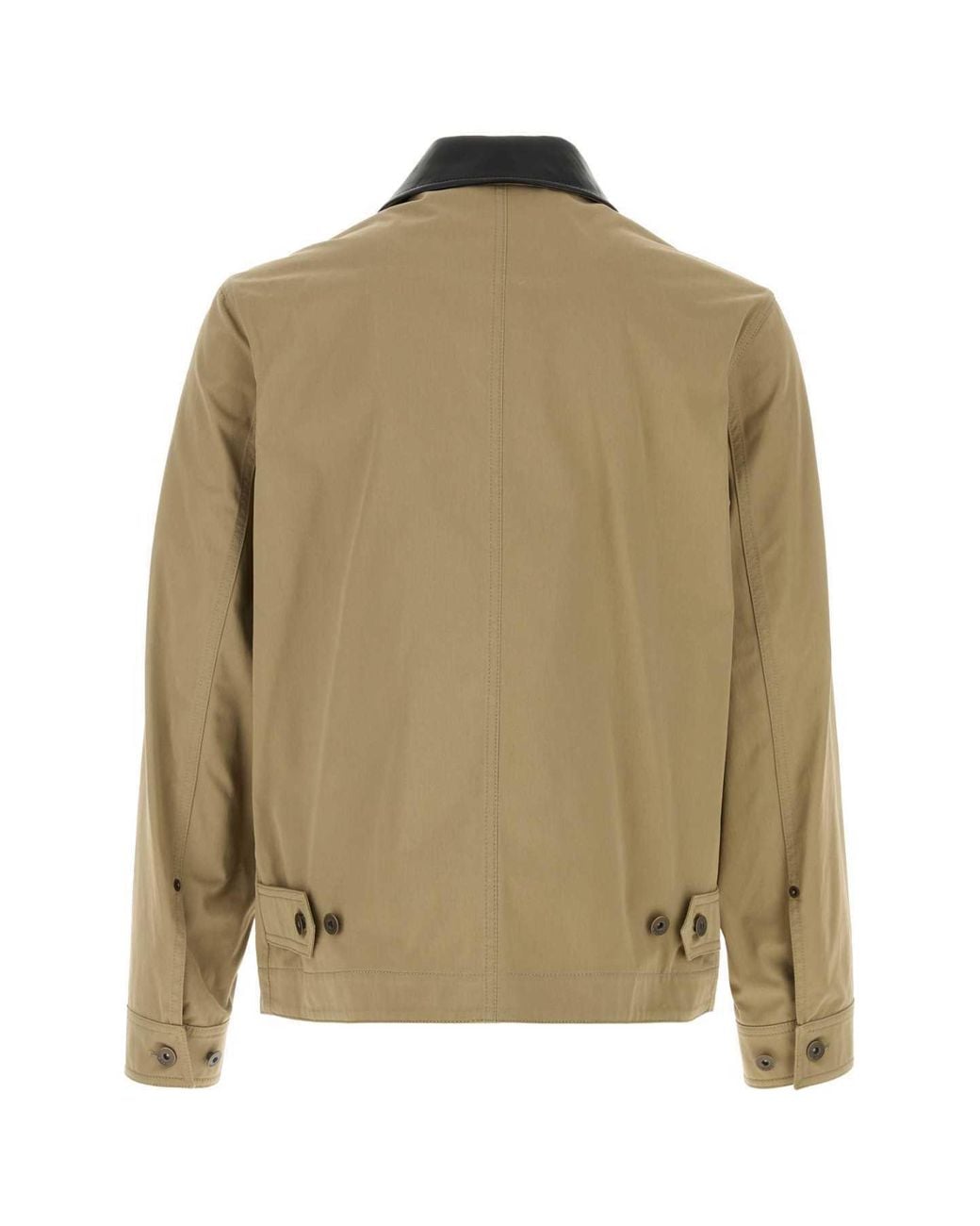 Burberry Natural Apos;S Westley Logo Embroidered Cotton Jacket for men