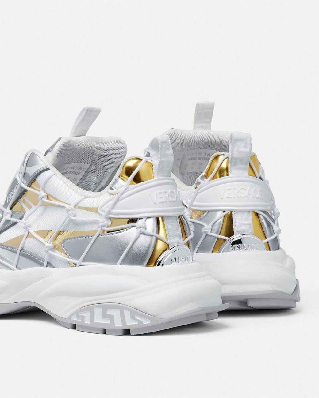 Versace White Mercury M_Vs_03 Panelled Sneakers