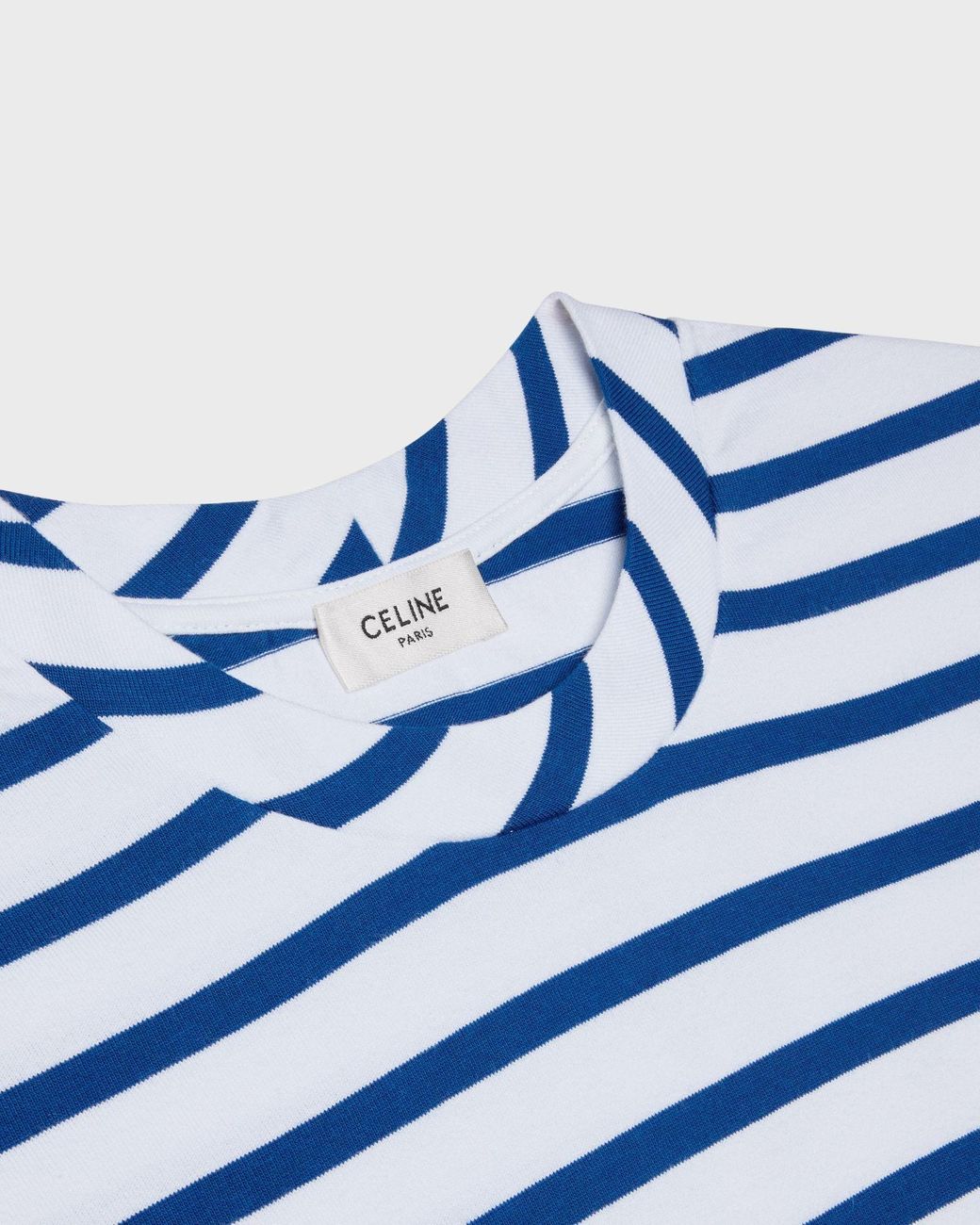 Céline Blue Long-Sleeved T-Shirt