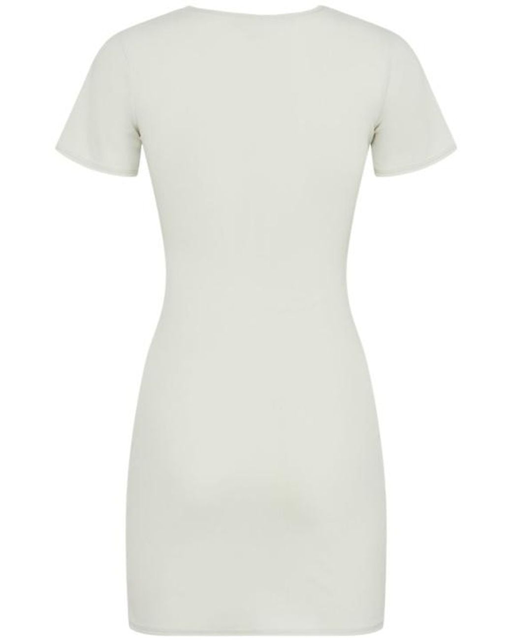 Entire studios White Mini T-Shirt Dress