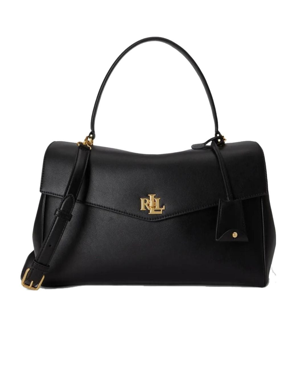 Ralph Lauren Black Farrah Shoulder Bag