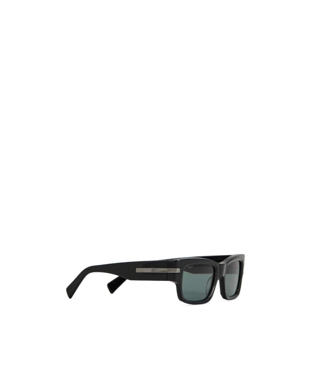 Tod's Green Rectangular Sunglasses for men