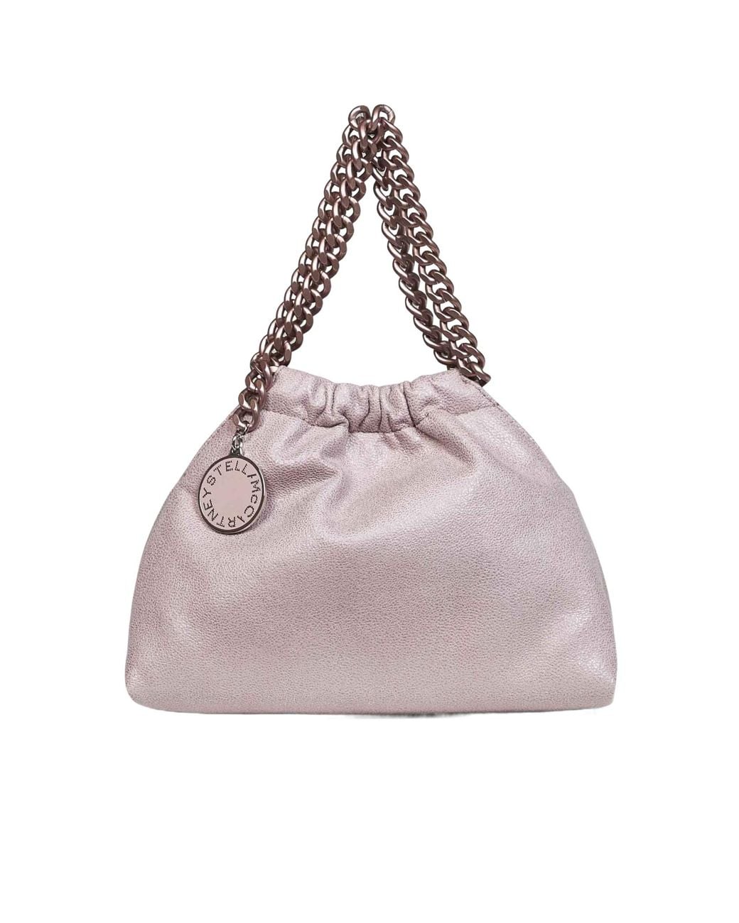 Stella McCartney Pink Falabella Mini Drawstring Shoulder Bag