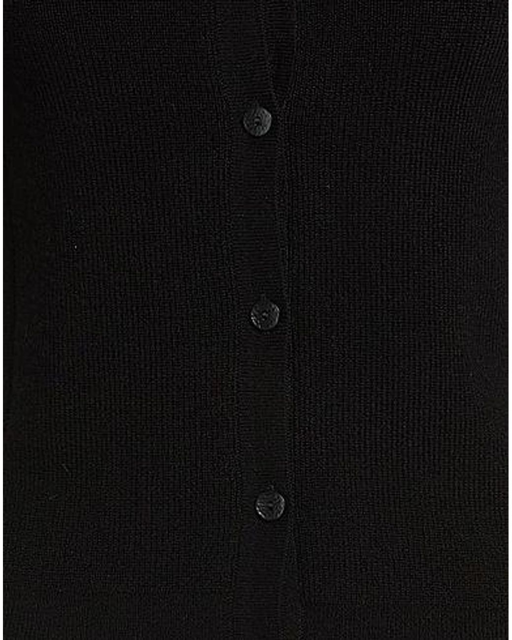 Rag & Bone Black Light And Thin Knitted Short-Sleeved Shirt