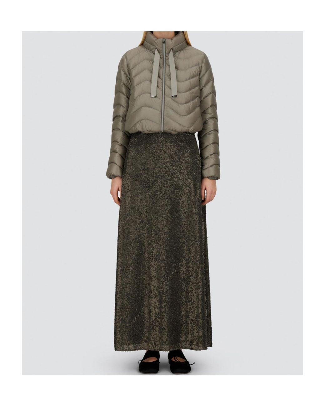 Herno Gray Ultralight Resort Short Jacket