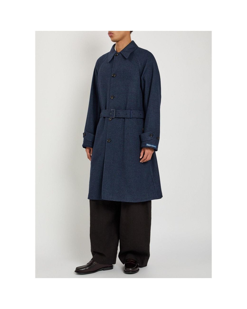 Polo Ralph Lauren Blue Wool Overcoat for men