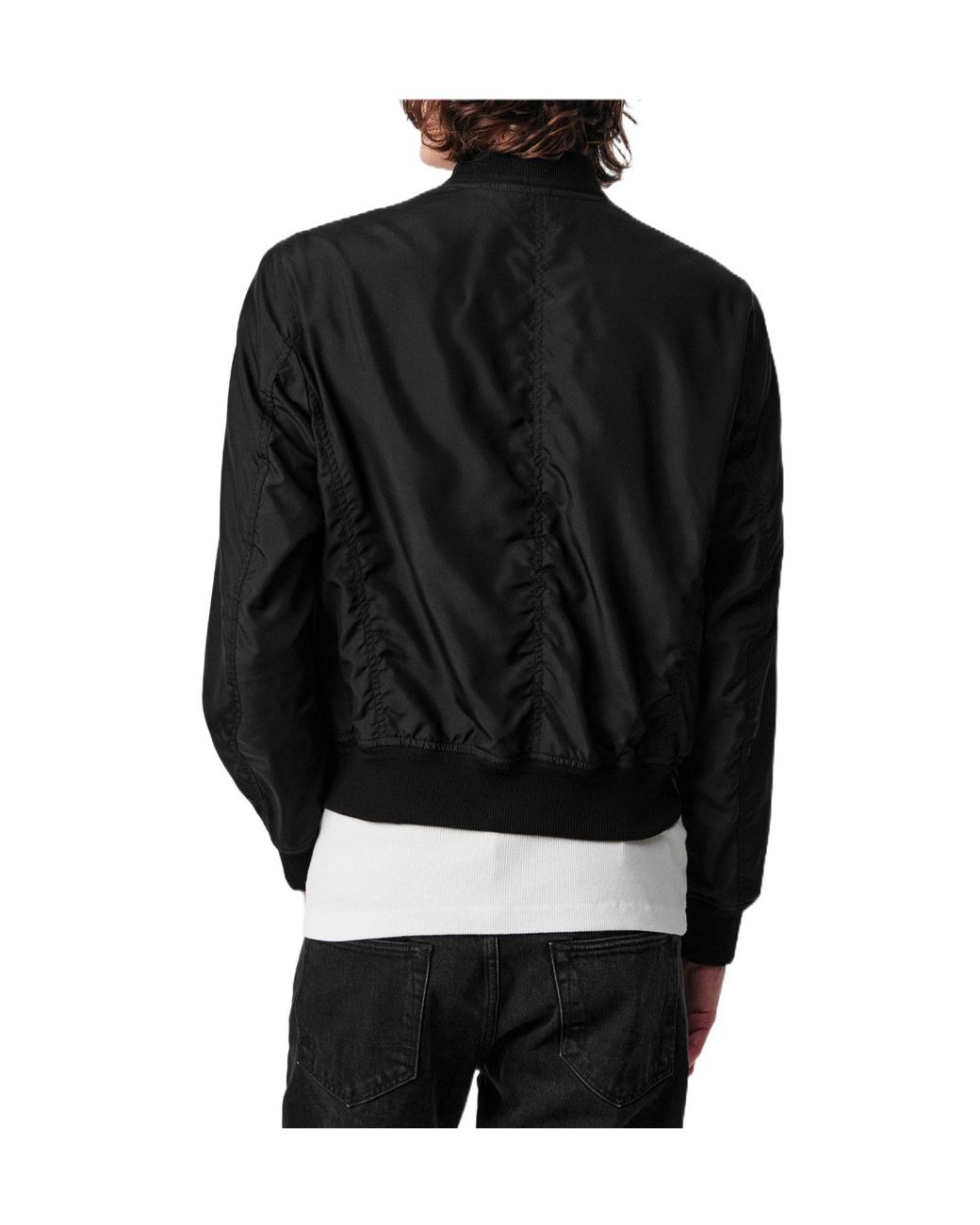 Tom Ford Black Poplin Bomber Jacket for men