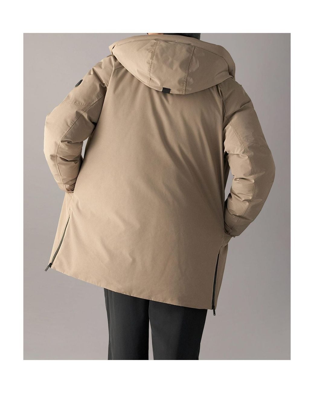 Moose Knuckles Brown West-Ed 3Q Down Jacket for men