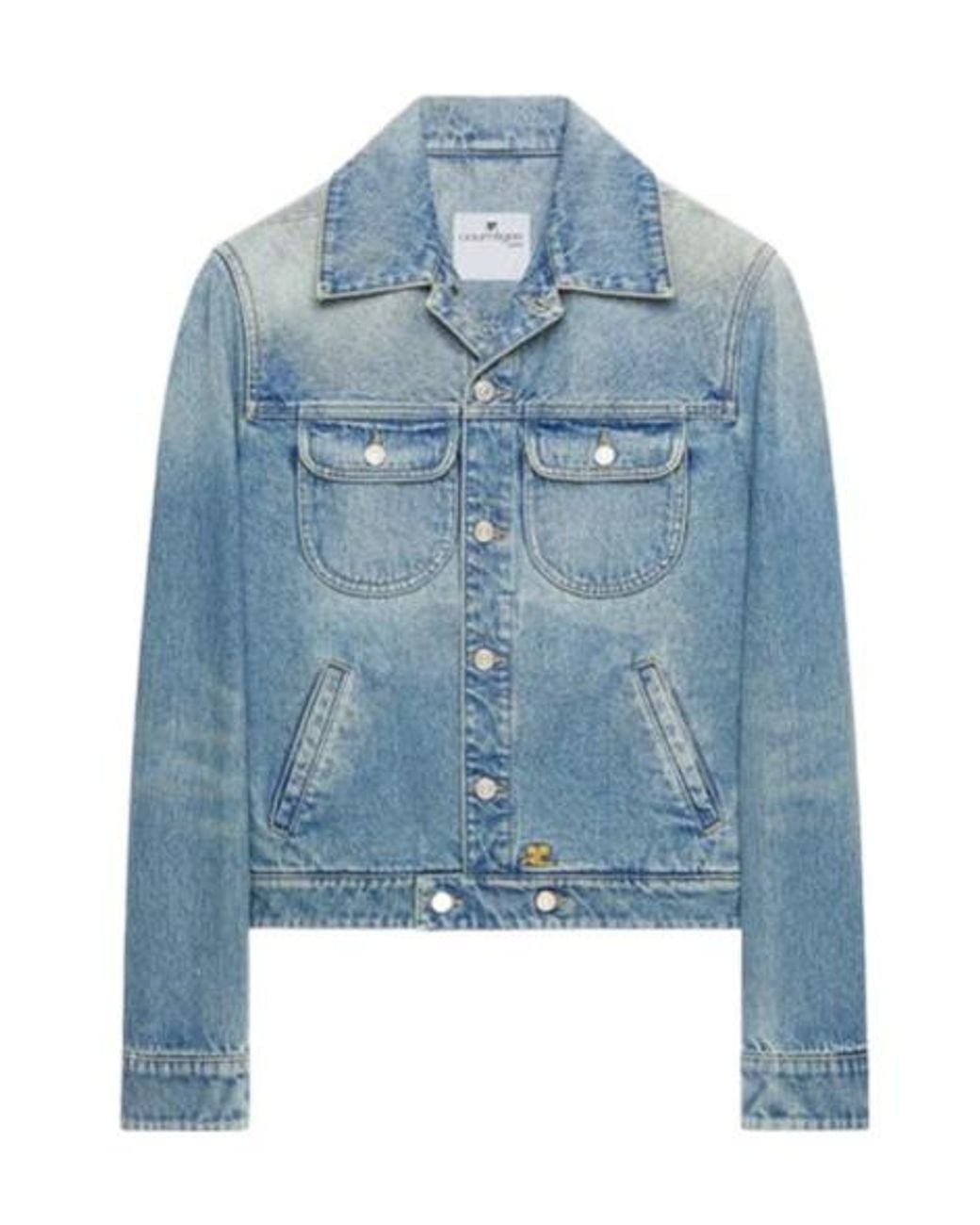 Courreges Blue Denim Jacket for men