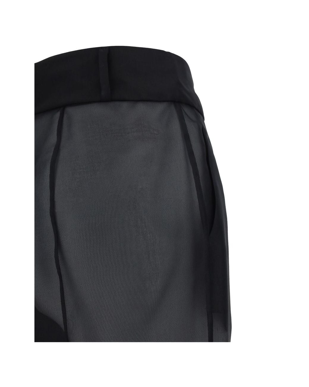 Gabriela Hearst Gray Belt-Loop Casual Pants