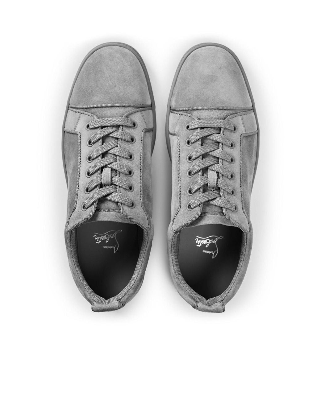 Christian Louboutin Gray Versatile Low-Top Casual Skate Shoes for men